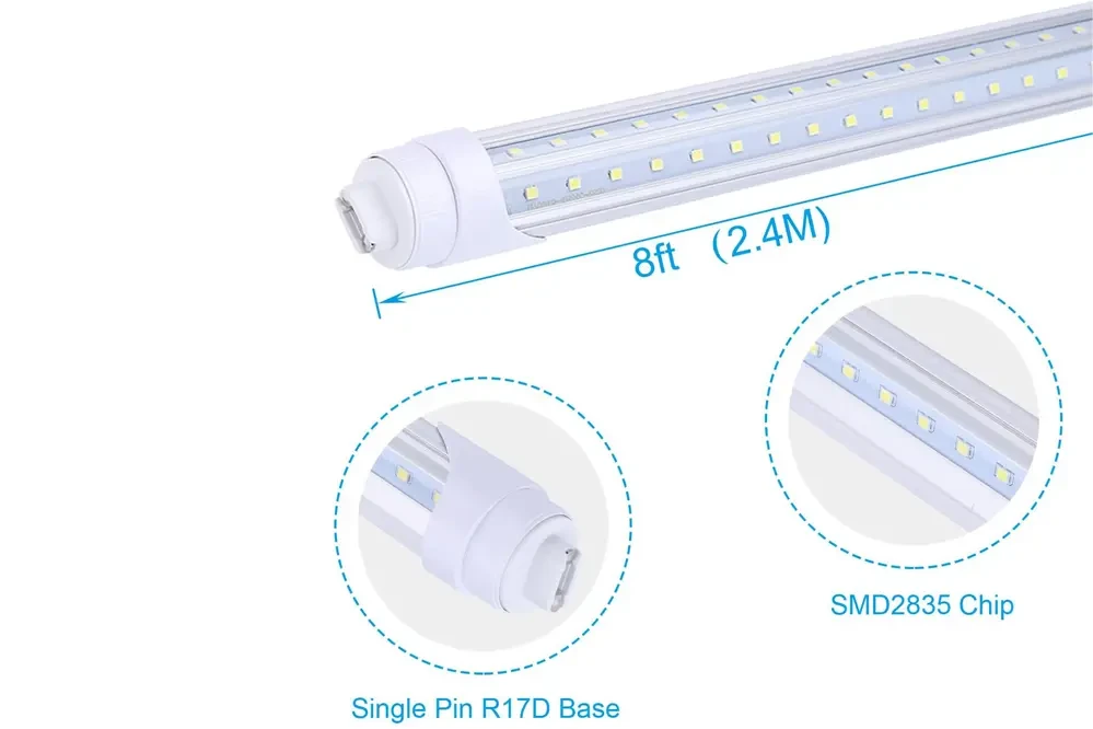 Rotating End Cap Tube Light