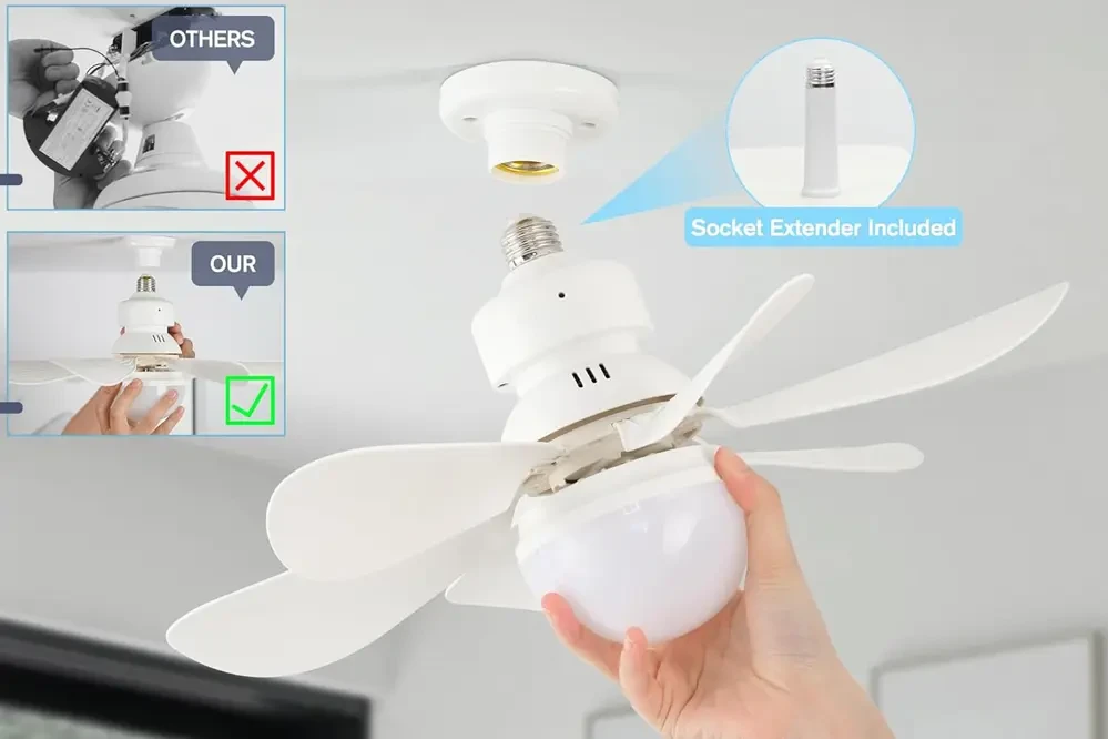 2-in-1 LED Fan Light