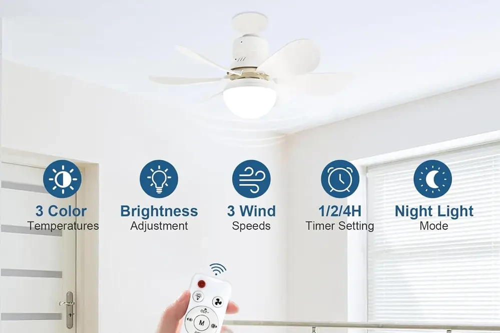2-in-1 LED Fan Light
